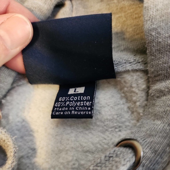 HUZU J‎ America Tailgate Hood Gray Hoodie Insulated Beverage Pouch Large - Picture 6 of 6